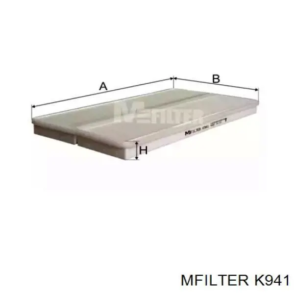 Купити K941 Mfilter Фільтр салону вугільний