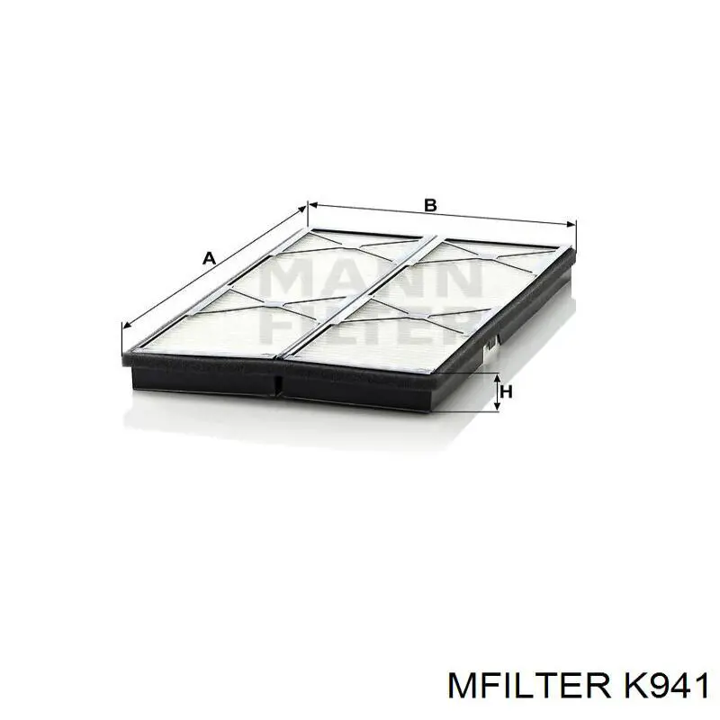Фільтр повітряний обігрівача Mfilter K941 ціна, від 7.77 USD