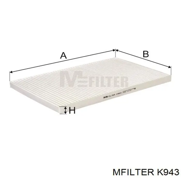 K943 Mfilter Внутрішньосалонний фільтр