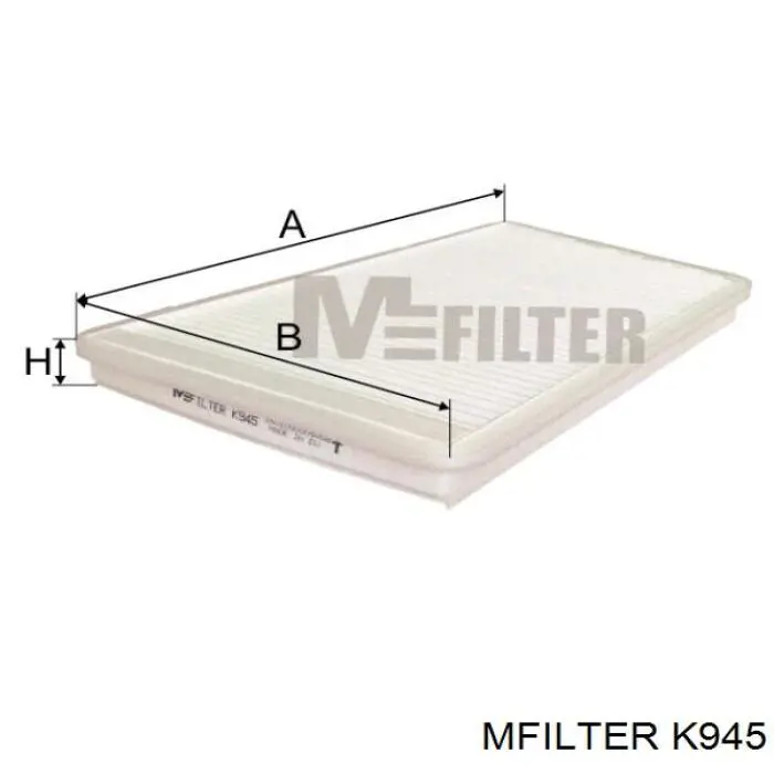 Фільтр салону K945 Mfilter