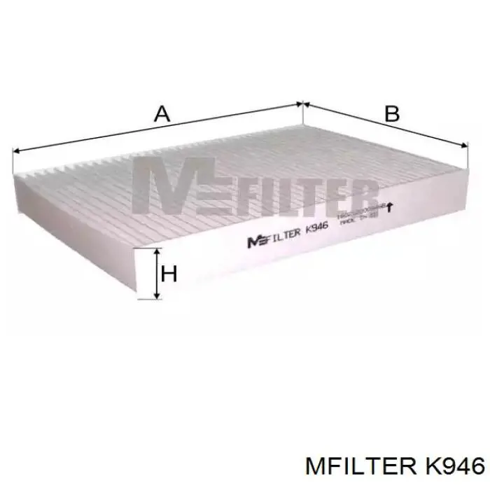 Фільтр повітряний обігрівача Mfilter K946 ціна, від 3.52 USD