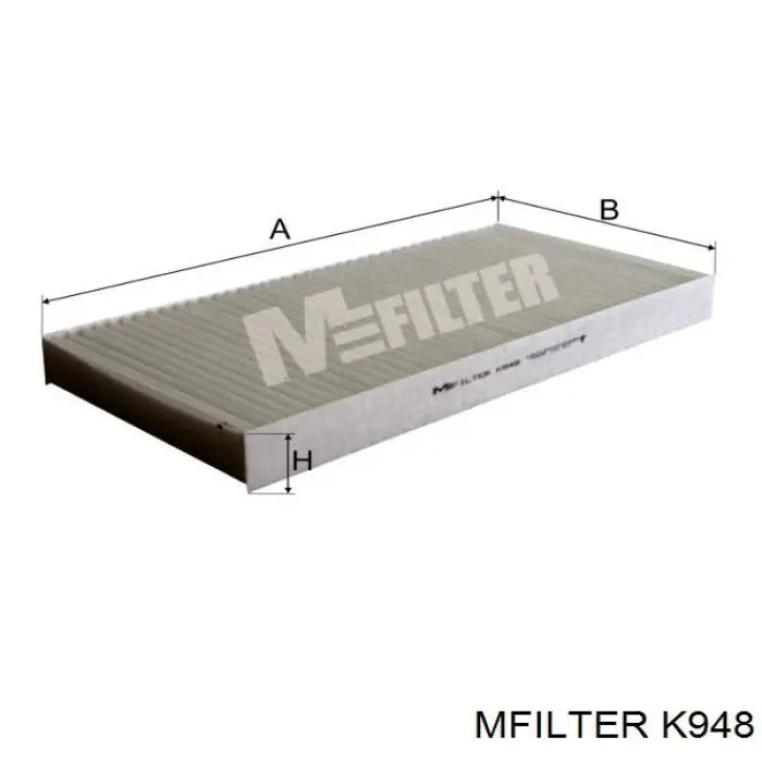 K948 Mfilter фільтр салону