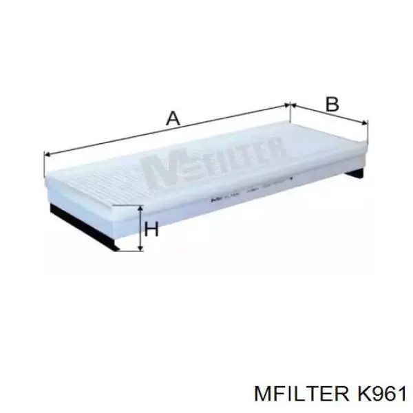 K961 Mfilter фільтр салону