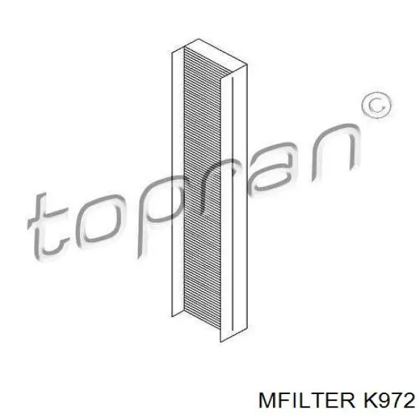 Повітряний фільтр салону Mfilter K972