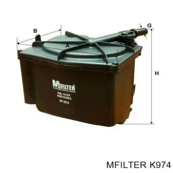 Повітряний фільтр салону Mfilter K974