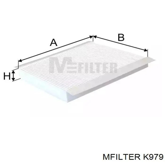 K979 Mfilter Внутрішньосалонний фільтр