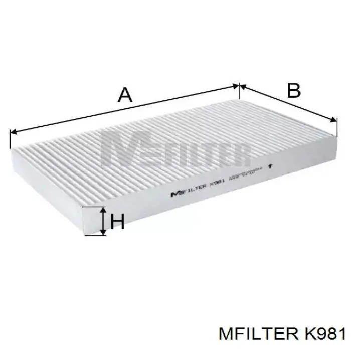 Фільтр повітряний обігрівача Mfilter K981 ціна, від 5.04 USD