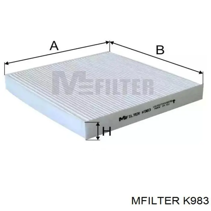 Фільтр салону K983 Mfilter