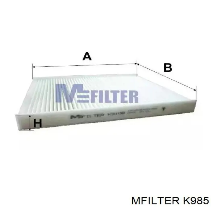 Купити K985 Mfilter Фільтр салону вугільний