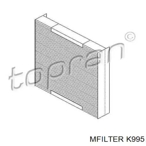Фільтр повітряний обігрівача Mfilter K995 ціна, від 6.97 USD