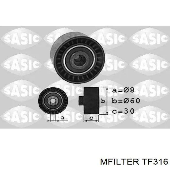 Купити TF316 Mfilter Фільтр очищення масла відцентровий