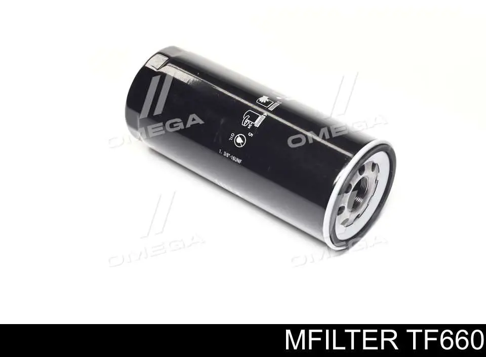 Масляний фільтр двигуна Mfilter TF660 ціна, від 19.22 USD