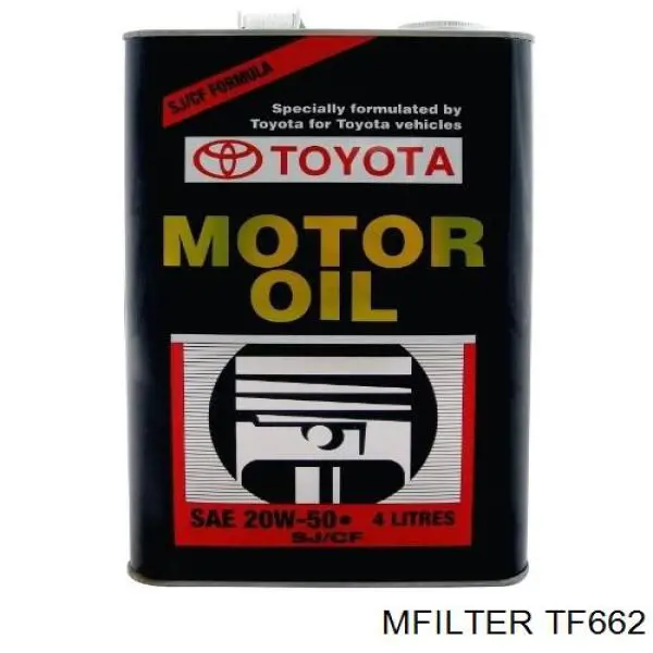 Масляний фільтр двигуна Mfilter TF662 ціна, від 4.64 USD
