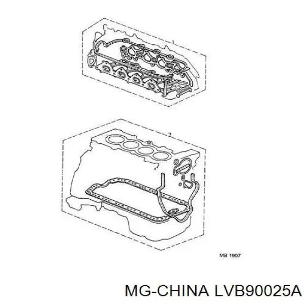 Купити LVB90025A MG Прокладка ГБЦ