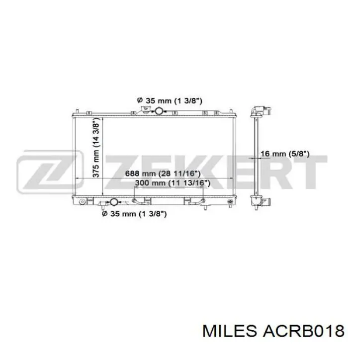 Радіатор основний Sato Tech R20010 ціна, від 67.81 USD
