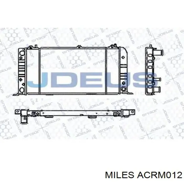 Радіатор охолодження двигуна ACRM012 Miles