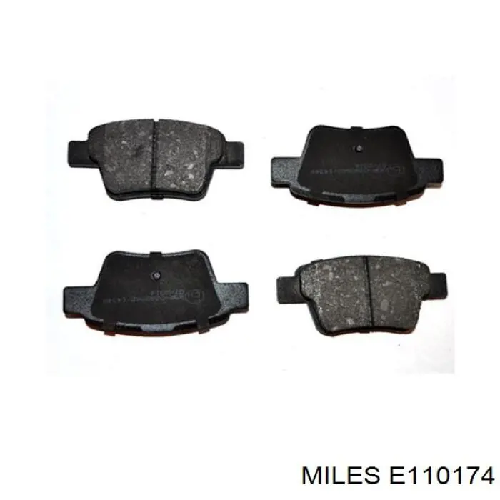 Задні гальмівні колодки Miles E110174 ціна, від 13.94 USD