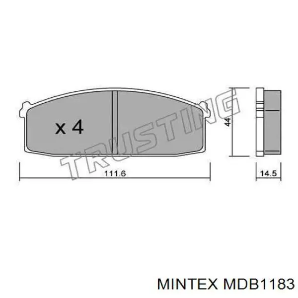 Купити 572230J Jurid/Bendix Колодки гальмівні передні, дискові