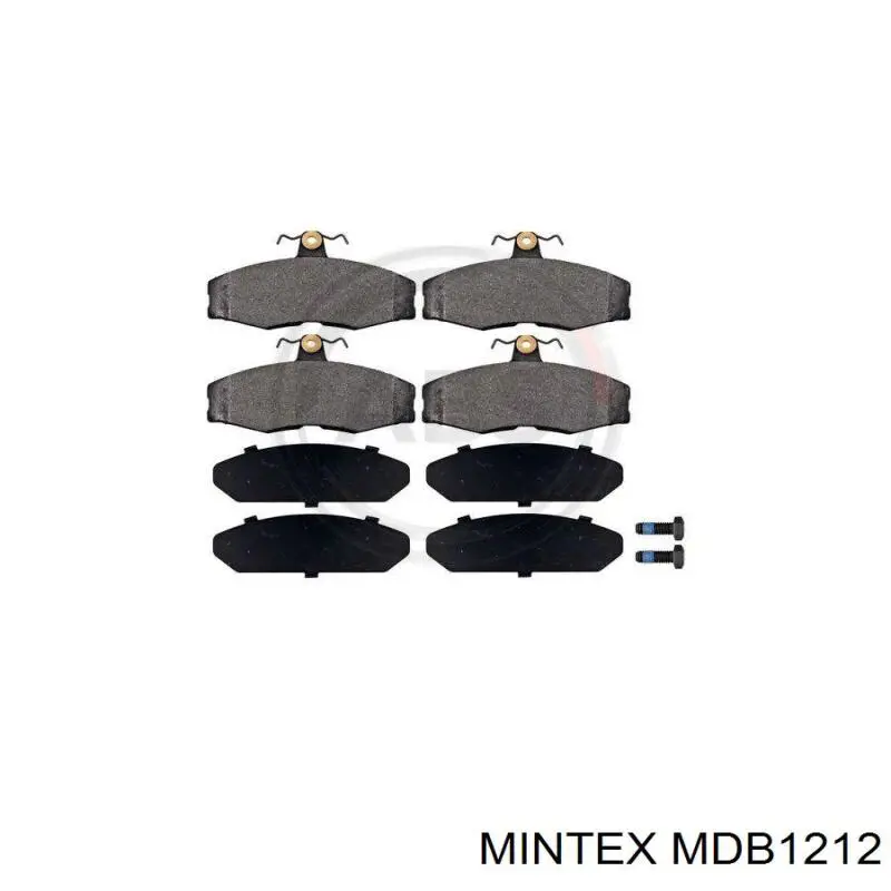 Передні тормозні колодки MDB1212 Mintex