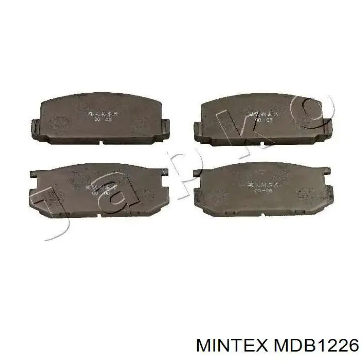 MDB1226 Mintex колодки гальмівні передні, дискові