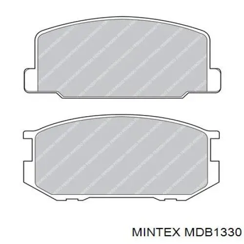 Купити 0446512370 Daihatsu Колодки гальмівні передні, дискові