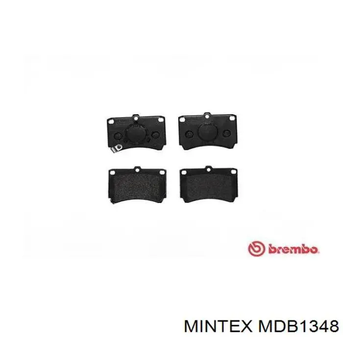 Гальмівні колодки Mintex MDB1348 ціна, від 17.77 USD