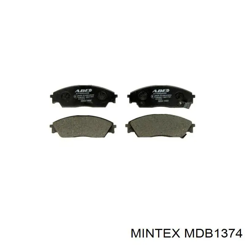 Купити MDB1374 Mintex Колодки гальмівні передні, дискові