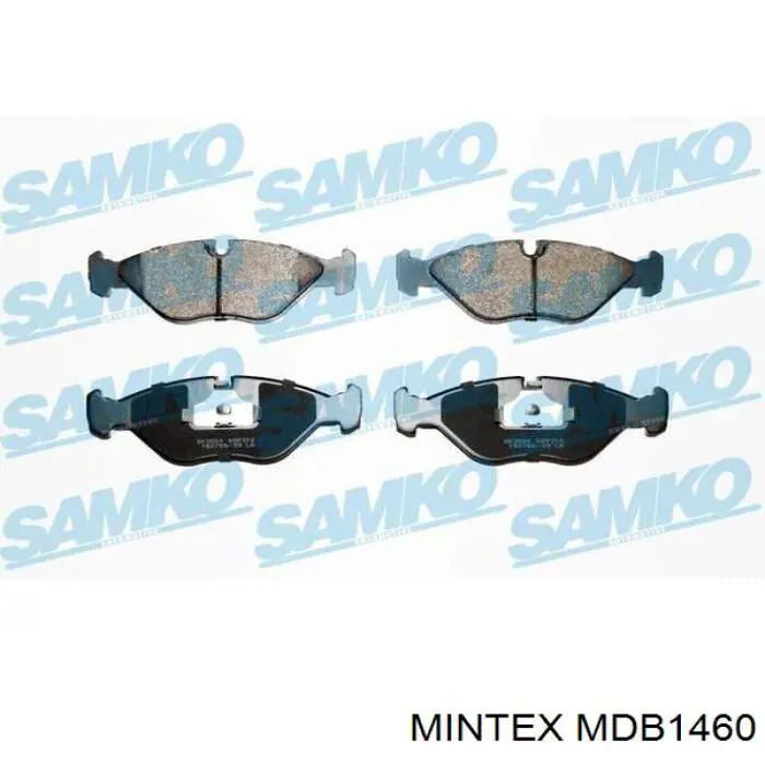 MDB1460 Mintex колодки гальмівні передні, дискові
