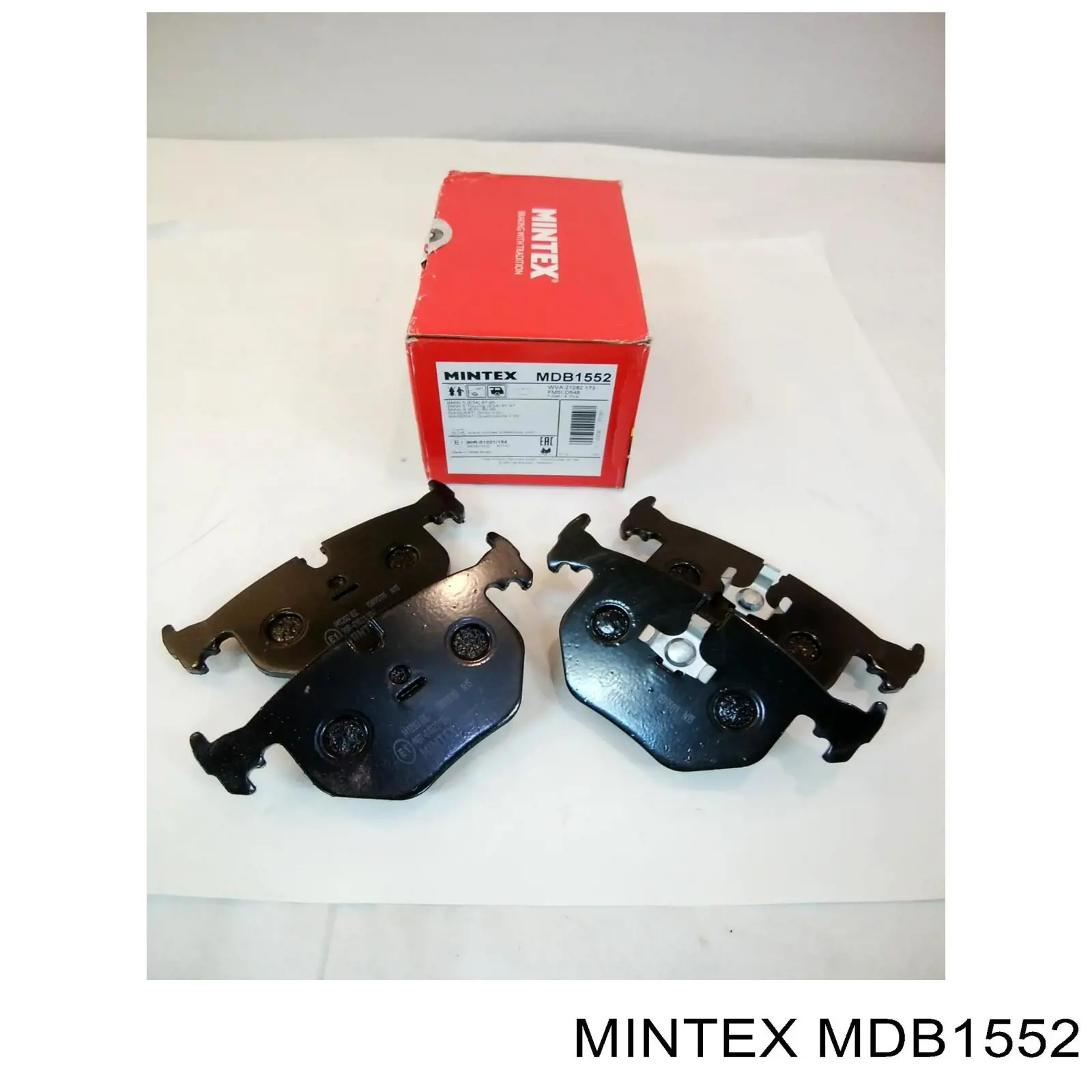 MDB1552 Mintex колодки гальмові задні, дискові