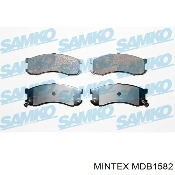 Гальмівні колодки Mintex MDB1582 ціна, від 14.12 USD