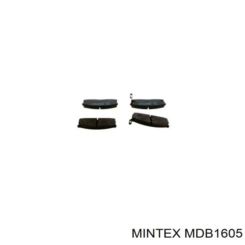 Передні тормозні колодки MDB1605 Mintex
