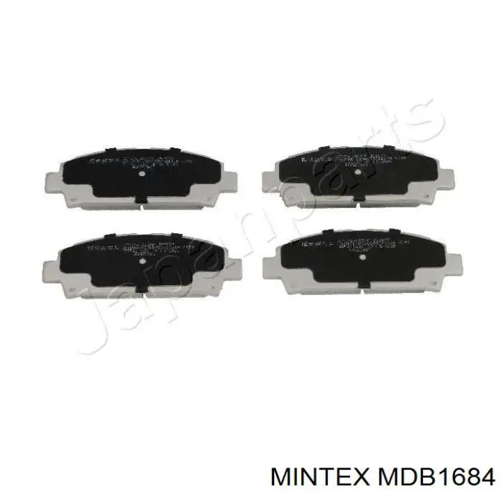 MDB1684 Mintex колодки гальмівні передні, дискові