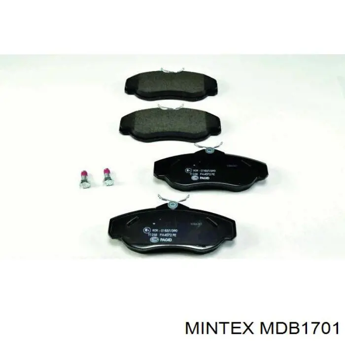Передні тормозні колодки MDB1701 Mintex