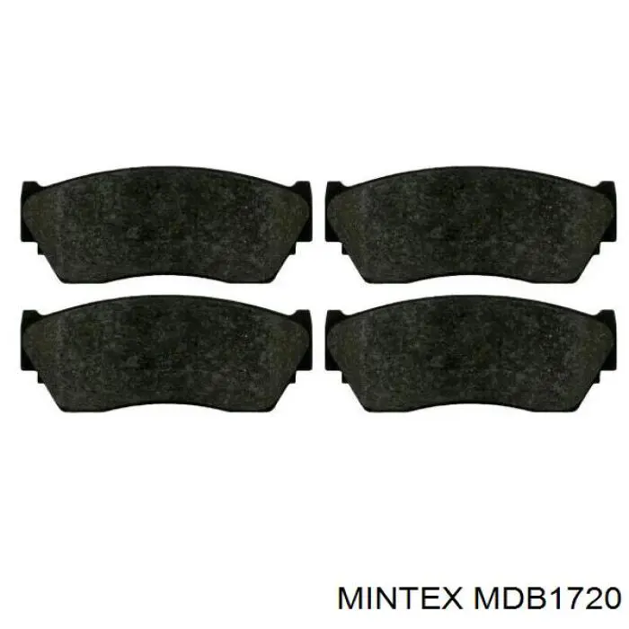 MDB1720 Mintex колодки гальмівні передні, дискові