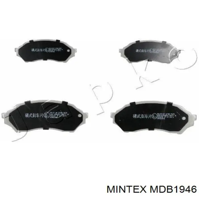 MDB1946 Mintex колодки гальмівні передні, дискові