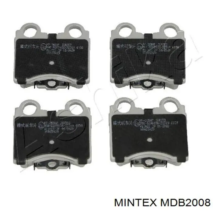 MDB2008 Mintex колодки гальмові задні, дискові