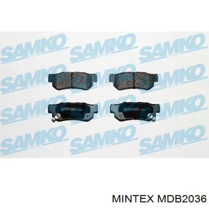 Задні гальмівні колодки Mintex MDB2036 ціна, від 15.73 USD