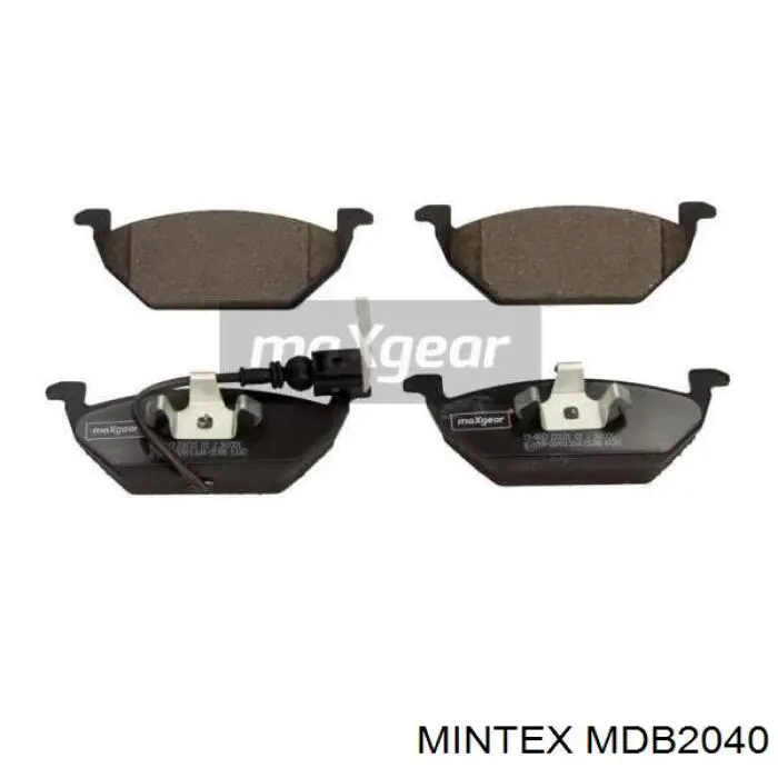 MDB2040 Mintex колодки гальмівні передні, дискові
