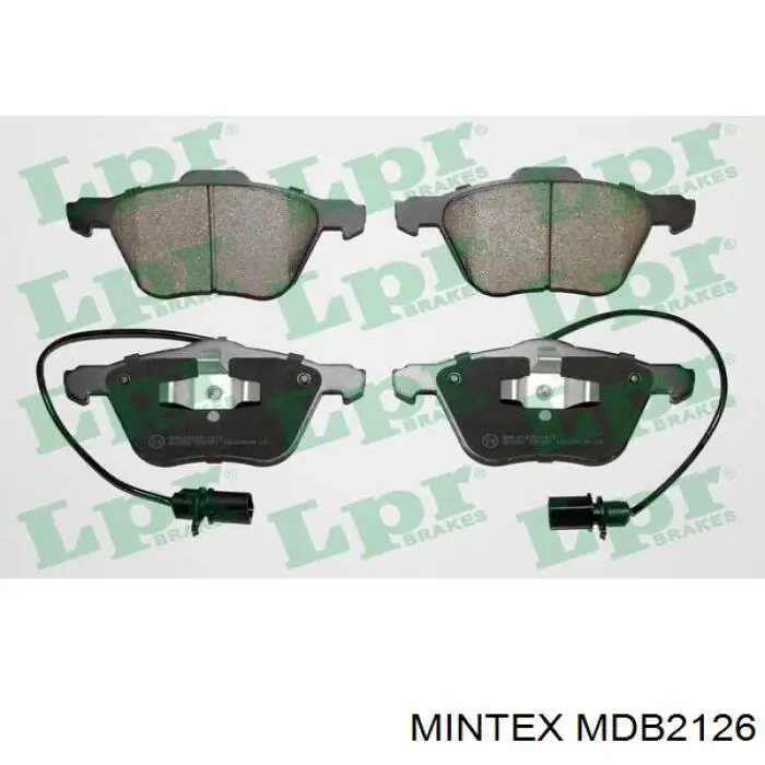 Гальмівні колодки Mintex MDB2126 ціна, від 39.05 USD