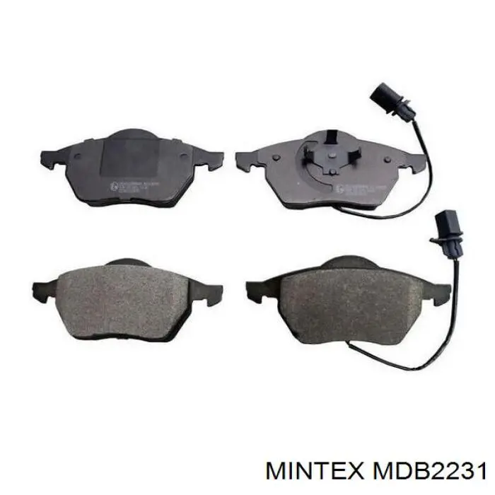 Гальмівні колодки Mintex MDB2231 ціна, від 24.71 USD