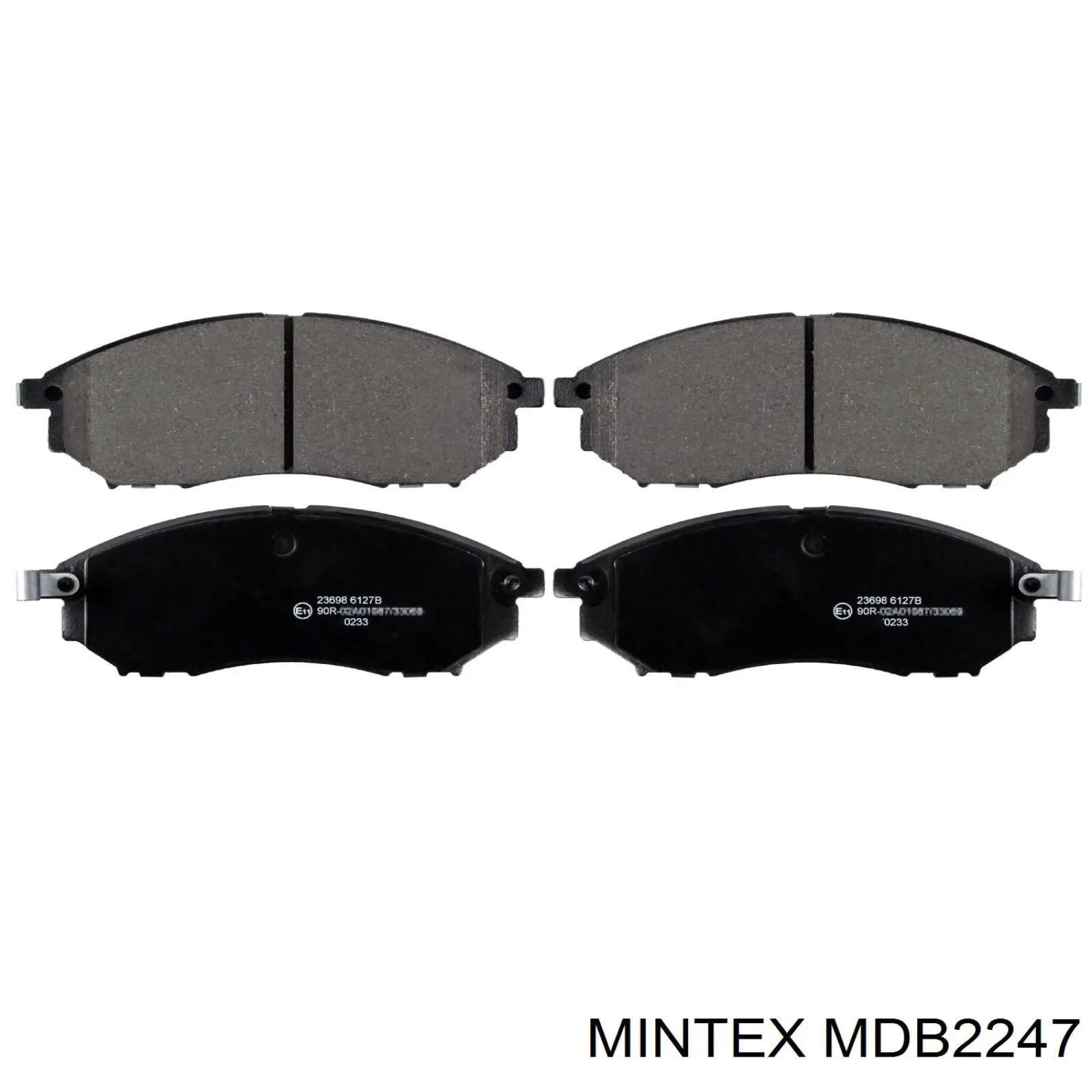 MDB2247 Mintex Передні гальмівні колодки
