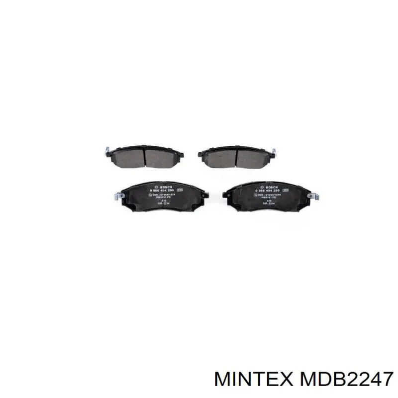 Гальмівні колодки Mintex MDB2247 ціна, від 30.41 USD