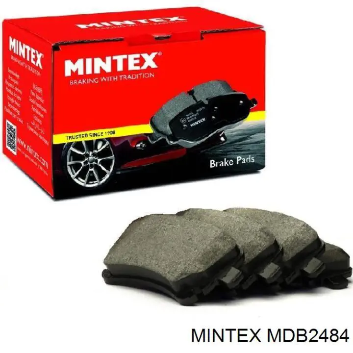 MDB2484 Mintex колодки гальмівні передні, дискові