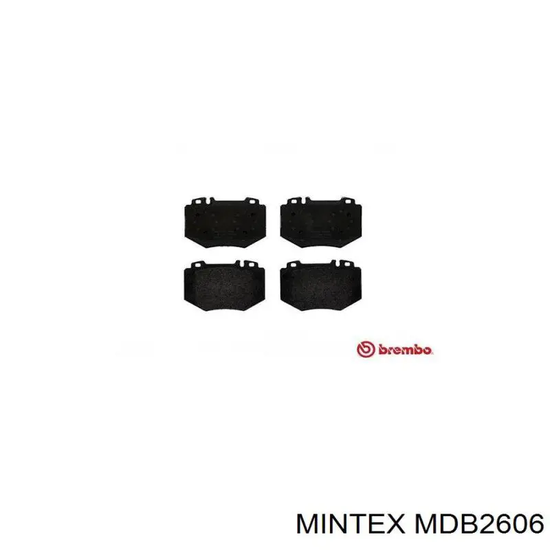 Тормозні колодки Mintex MDB2606