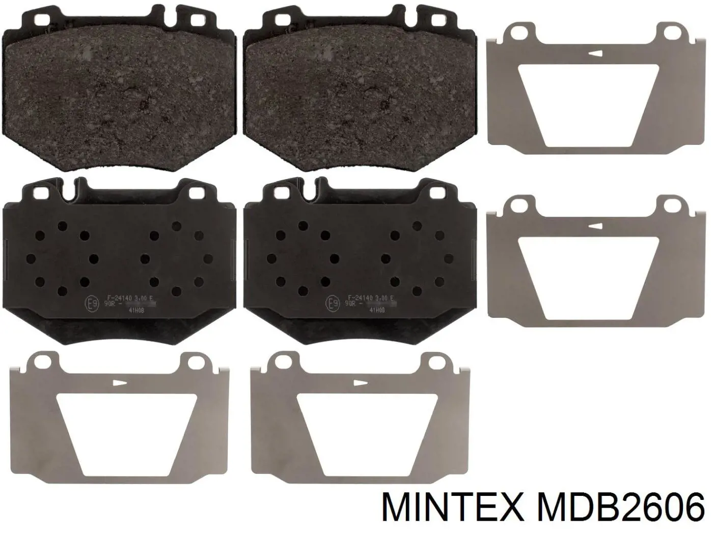 Гальмівні колодки Mintex MDB2606 ціна, від 33.48 USD