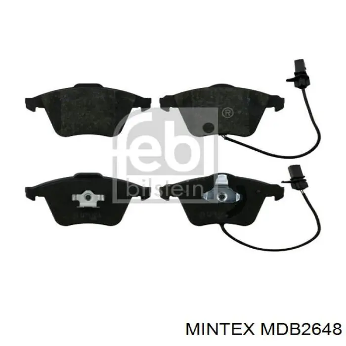 Гальмівні колодки Mintex MDB2648 ціна, від 52.61 USD