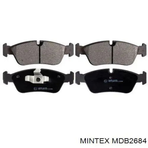 Передні тормозні колодки MDB2684 Mintex
