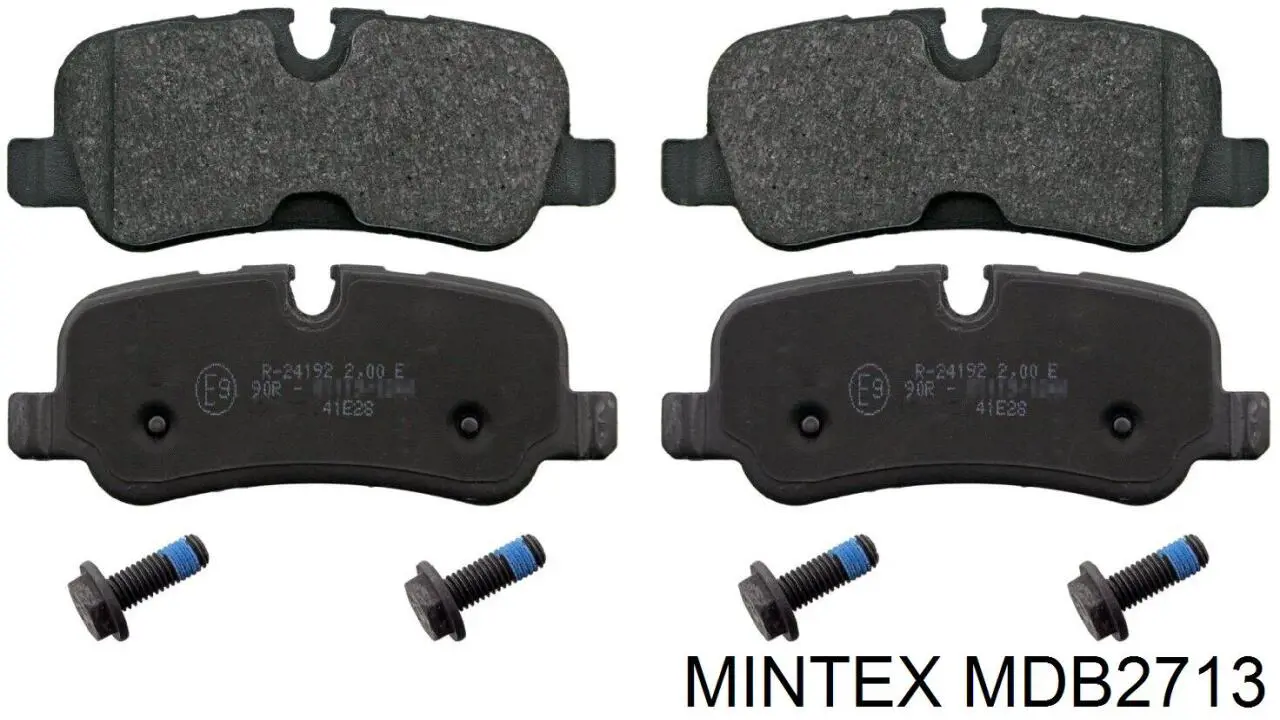 MDB2713 Mintex колодки гальмові задні, дискові