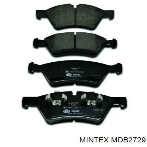 Тормозні колодки Mintex MDB2729