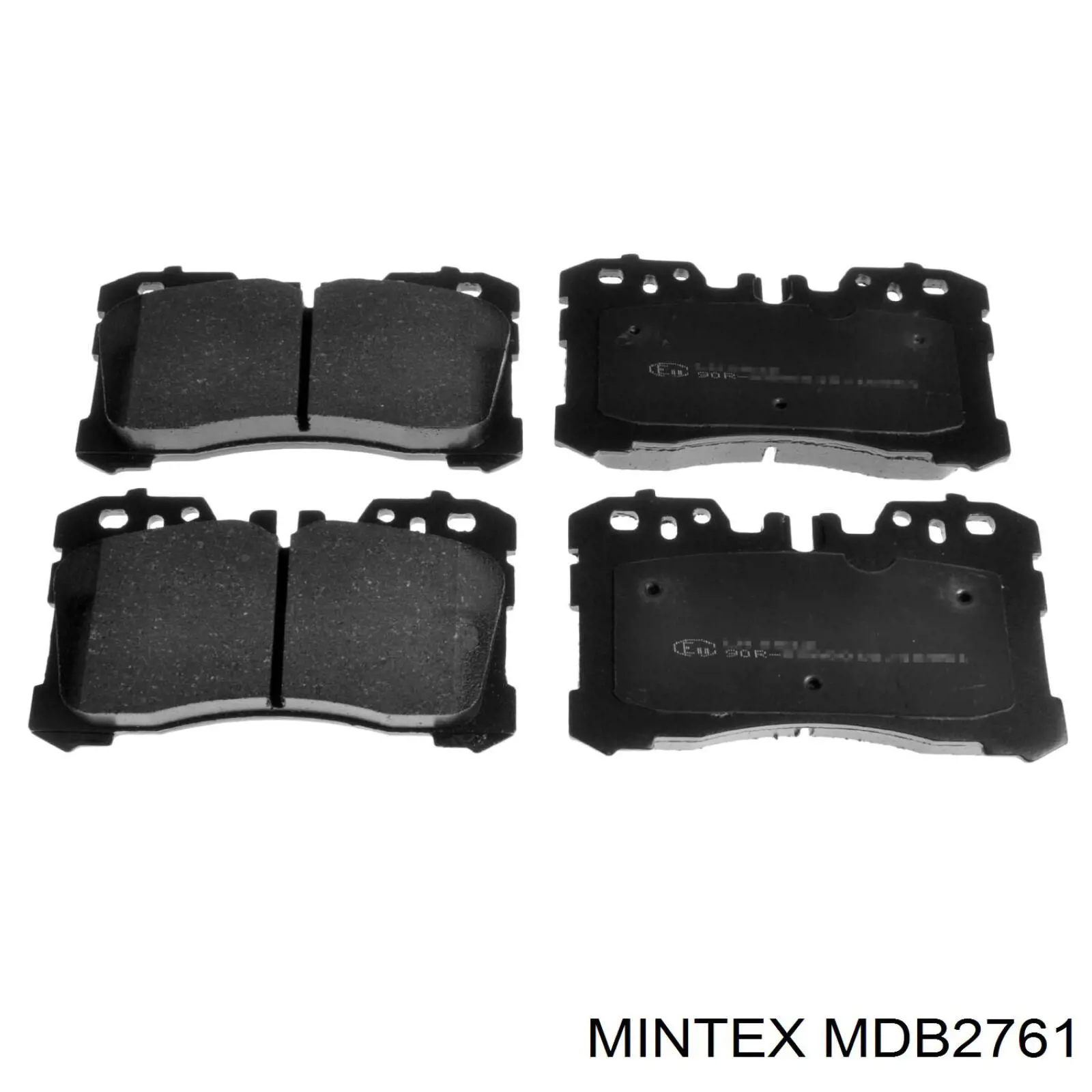 MDB2761 Mintex Передні гальмівні колодки